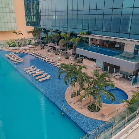 Estelar Cartagena De Indias Hotel Y Centro De Convenciones Buitenkant foto The pool at the hotel