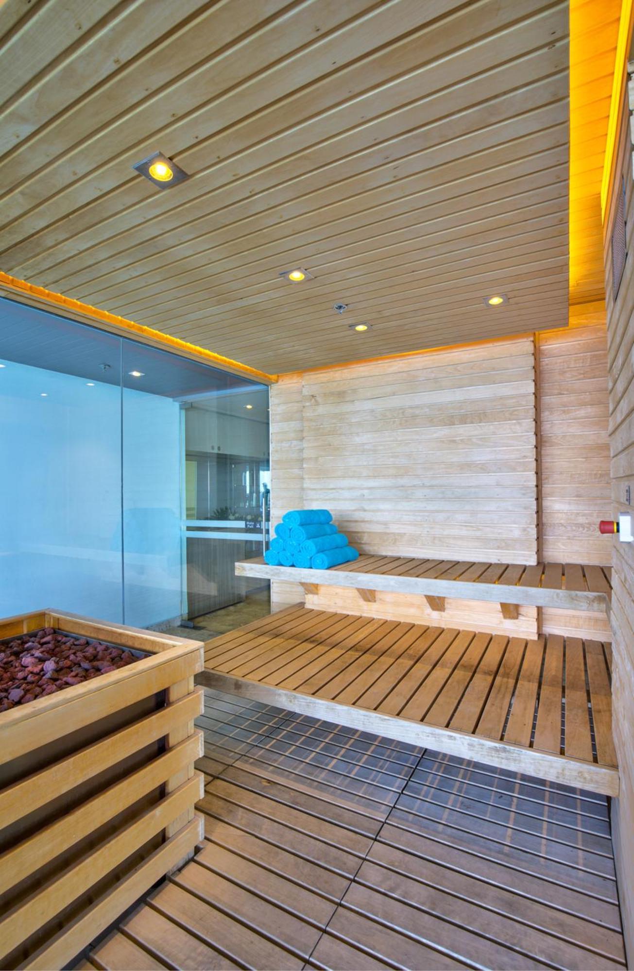 Estelar Cartagena De Indias Hotel Y Centro De Convenciones Buitenkant foto A modern Finnish sauna